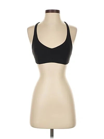 Pre-owned Lululemon Athletica Tank Top Black Halter Neckline Tops
