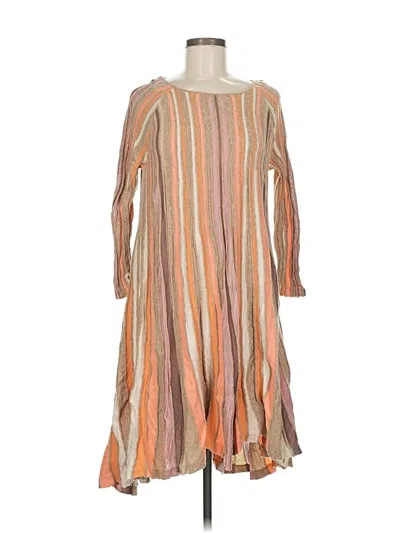 Moth Casual Dress In Orange