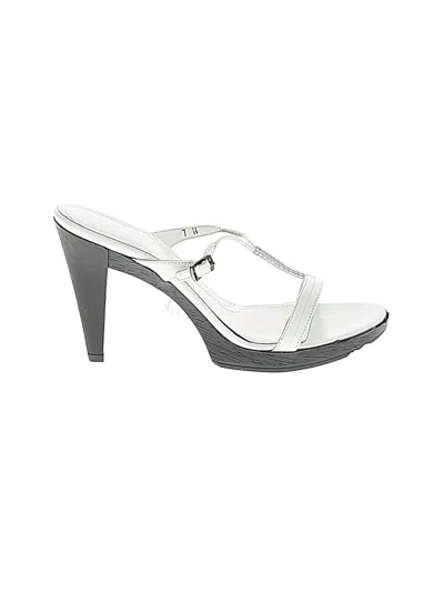 Pre-owned Via Spiga Sandals In White