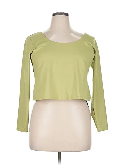 Fabletics 3/4 Sleeve T-shirt In Green
