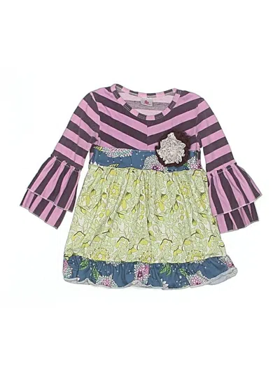 Pre-owned Assorted Brands Kids' Dress In Green