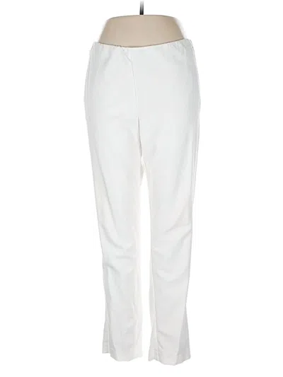 Pre-owned Jjill Casual Pants In White