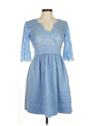 Pre-owned Eliza J Cocktail Dress In Blue