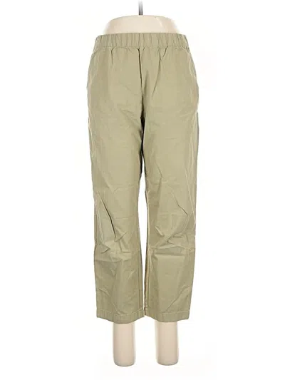 Pre-owned Uniqlo Khaki Pant In Green