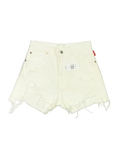 Pre-owned Denimist Denim Shorts In White