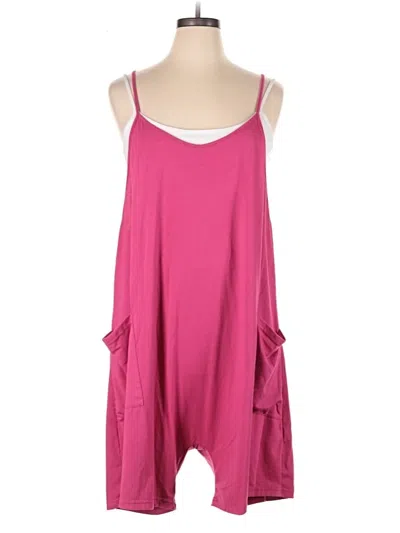 Pre-owned Fantaslook Romper In Pink