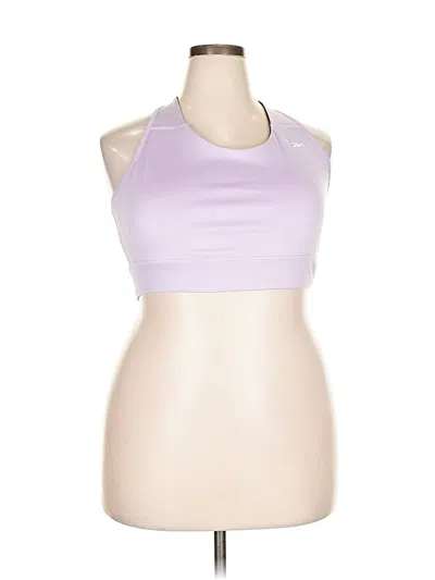 Pre-owned Reebok Tank Top Purple Halter Neckline Tops