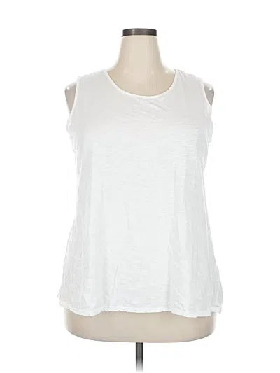 Pre-owned White Birch Sleeveless T-shirt In White