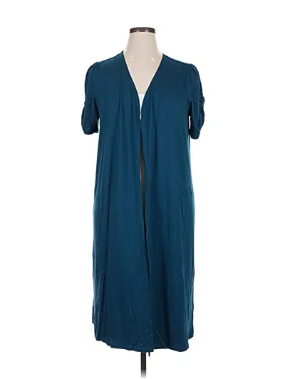 Pre-owned Torrid Kimono In Blue