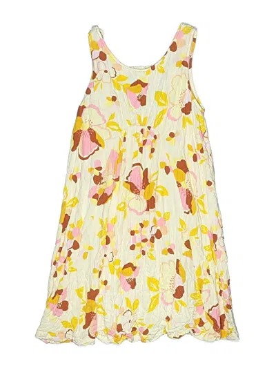 Pre-owned Zara Kids' Dress In Yellow