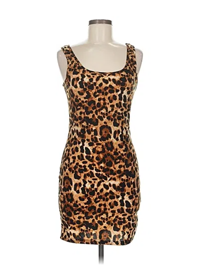 Pre-owned Shein Cocktail Dress In Brown
