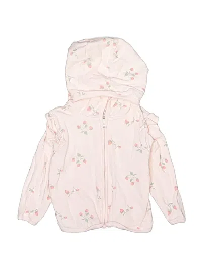 Pre-owned Child Of Mine By Carter's Babies' Zip Up Hoodie In Pink