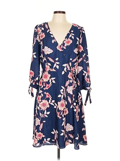 Pre-owned Eliza J Casual Dress In Blue