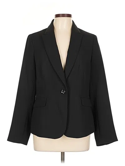 Pre-owned Talbots Blazer Jacket In Black