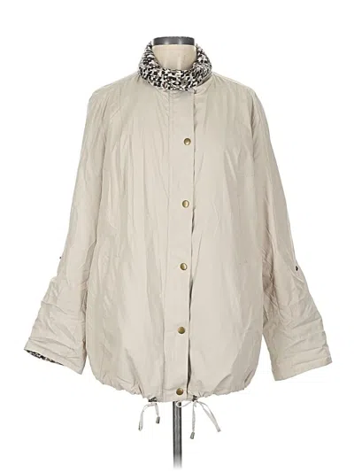 Pre-owned Jm Collection Raincoat In White