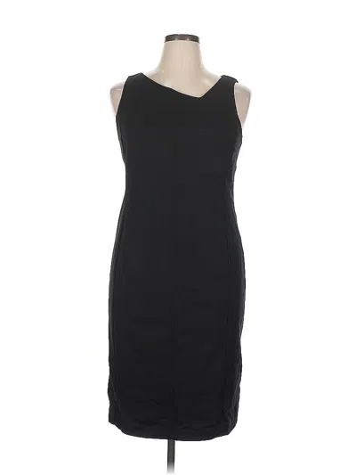 Pre-owned Eileen Fisher Cocktail Dress In Black