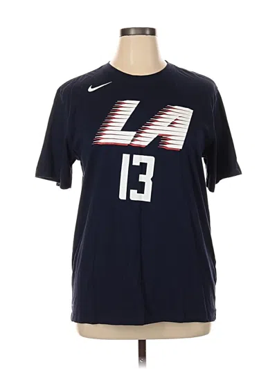 Pre-owned Nike Short Sleeve T-shirt In Blue