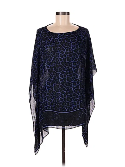 Pre-owned Michael Michael Kors 3/4 Sleeve Blouse In Blue