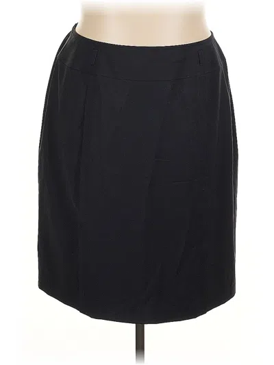 Pre-owned Talbots Formal Skirt In Black