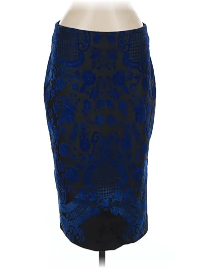 Pre-owned Eci Formal Skirt In Blue
