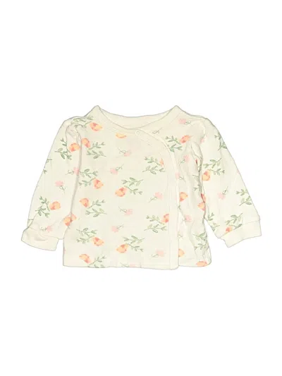 Pre-owned Duck Duck Goose Babies' 3/4 Sleeve T-shirt In White