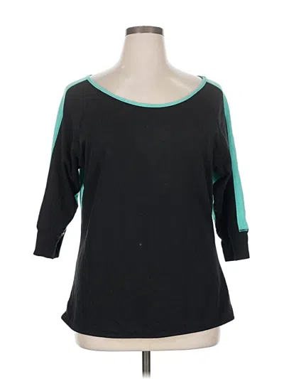 Pre-owned Jockey 3/4 Sleeve T-shirt In Blue