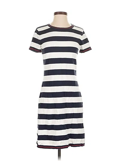 Pre-owned Sail To Sable Casual Dress In White