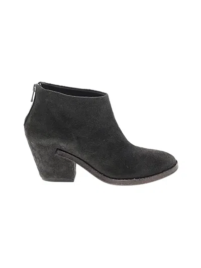 Pre-owned Del Carlo Ankle Boots In Gray