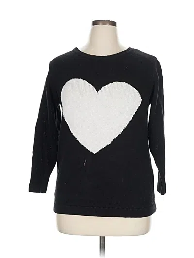 Pre-owned Forever 21 Plus Pullover Sweater In Black