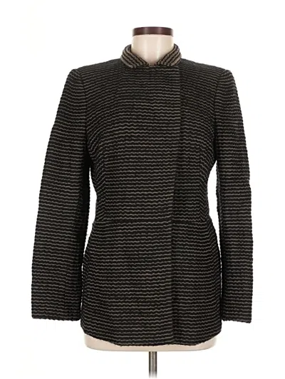 Pre-owned Akris Wool Coat In Black