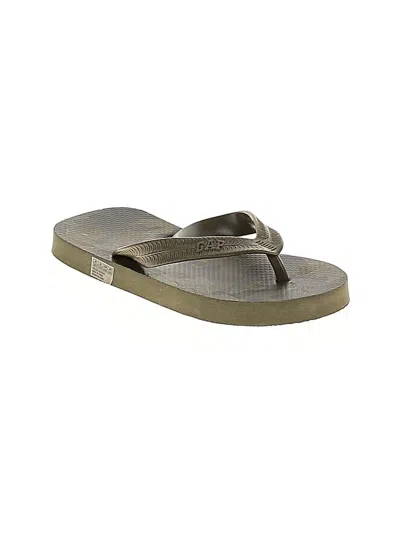 Pre-owned Gap Kids' Flip Flops In Green