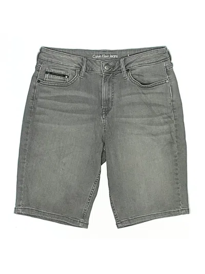 Pre-owned Calvin Klein Jeans Est.1978 Calvin Klein Jeans Denim Shorts In Gray