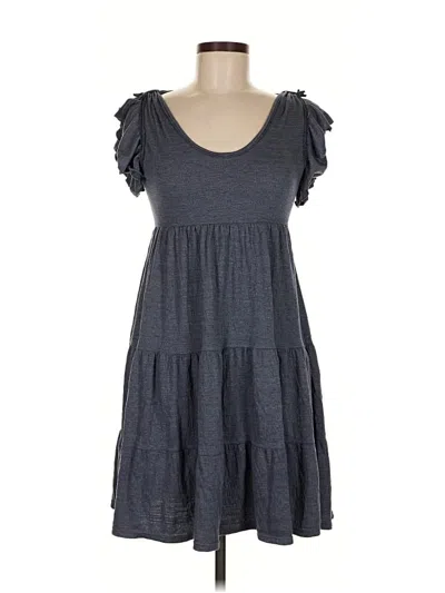 Pre-owned Max Studio Casual Dress In Gray