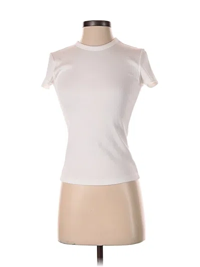 Pre-owned Uniqlo Short Sleeve T-shirt In White