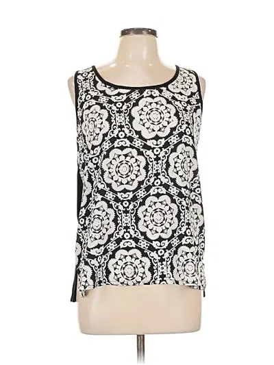 Pre-owned August Silk Sleeveless T-shirt In Black
