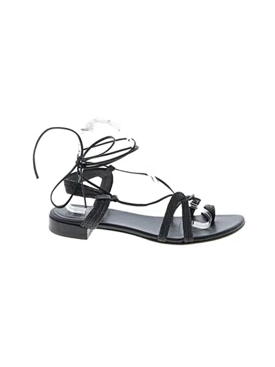Pre-owned Stuart Weitzman Sandals In Black