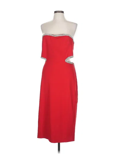 Pre-owned Dress The Population Cocktail Dress In Red