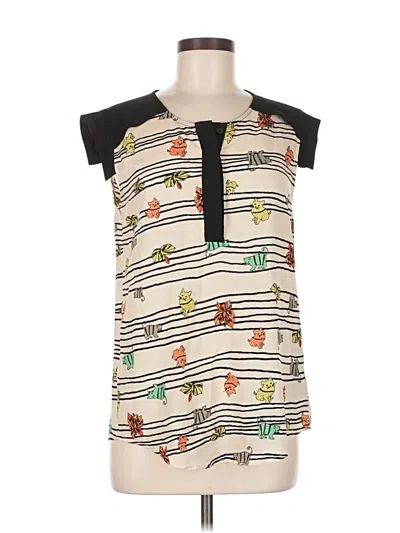 Pre-owned Brooklyn Industries Sleeveless Blouse In White