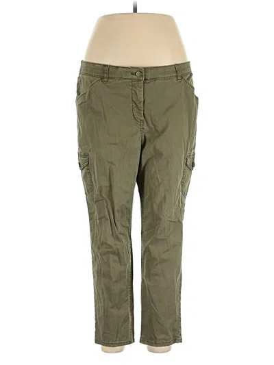 Pre-owned Charter Club Cargo Pants In Green