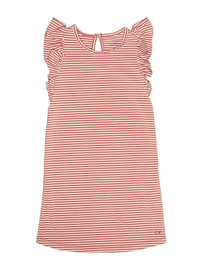 Pre-owned Vineyard Vines Kids' Dress In Orange