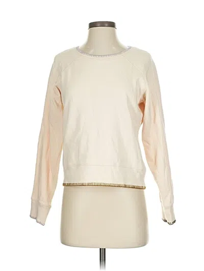 Pre-owned Madewell Sweatshirt In White