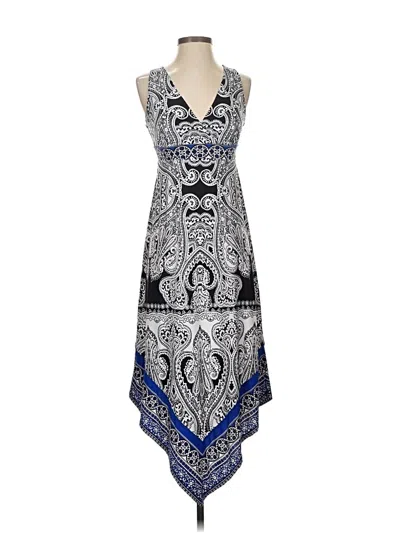 Pre-owned Inc International Concepts Casual Dress In Blue