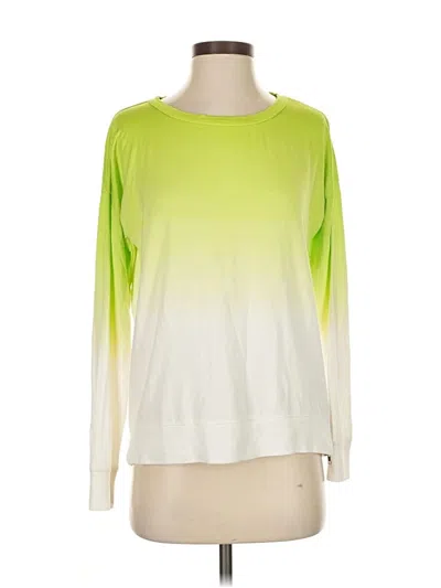 Pre-owned Pj Salvage Long Sleeve T-shirt In Green