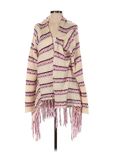 Pre-owned Venus Poncho In Pink