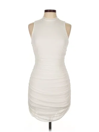 Pre-owned Lulus Cocktail Dress In White