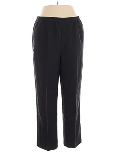 Pre-owned Alfred Dunner Casual Pants In Black