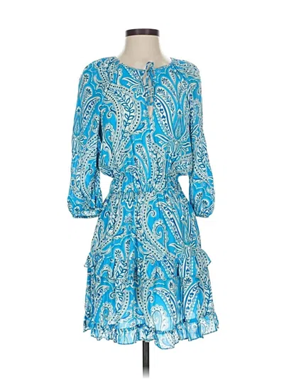 Zara Casual Dress In Blue