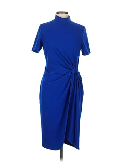 Pre-owned Tahari By Asl Casual Dress In Blue