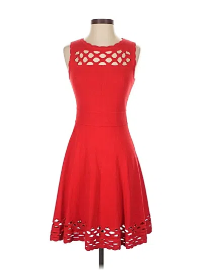 Pre-owned Milly Cocktail Dress In Red