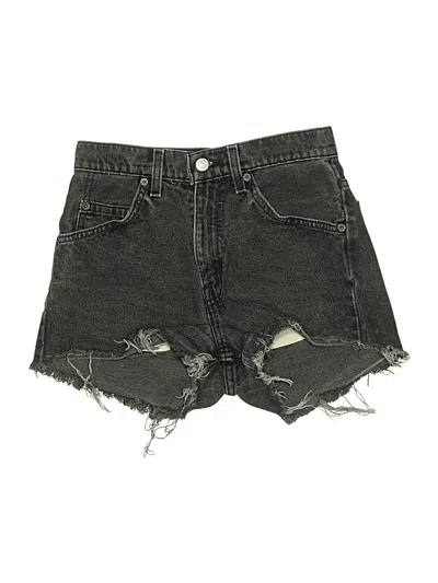 Pre-owned Levi's Denim Shorts In Black